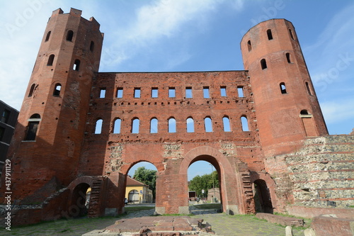 The Porta Palatina was the Porta Principalis Dextera which allowed access from the north to the Augusta Taurinorum, or the Roman civitas now known as Turin. photo