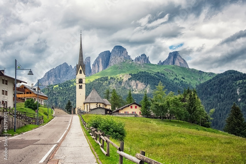 Dolomites landscape a UNESCO world heritage in South-Tyrol, Italy 