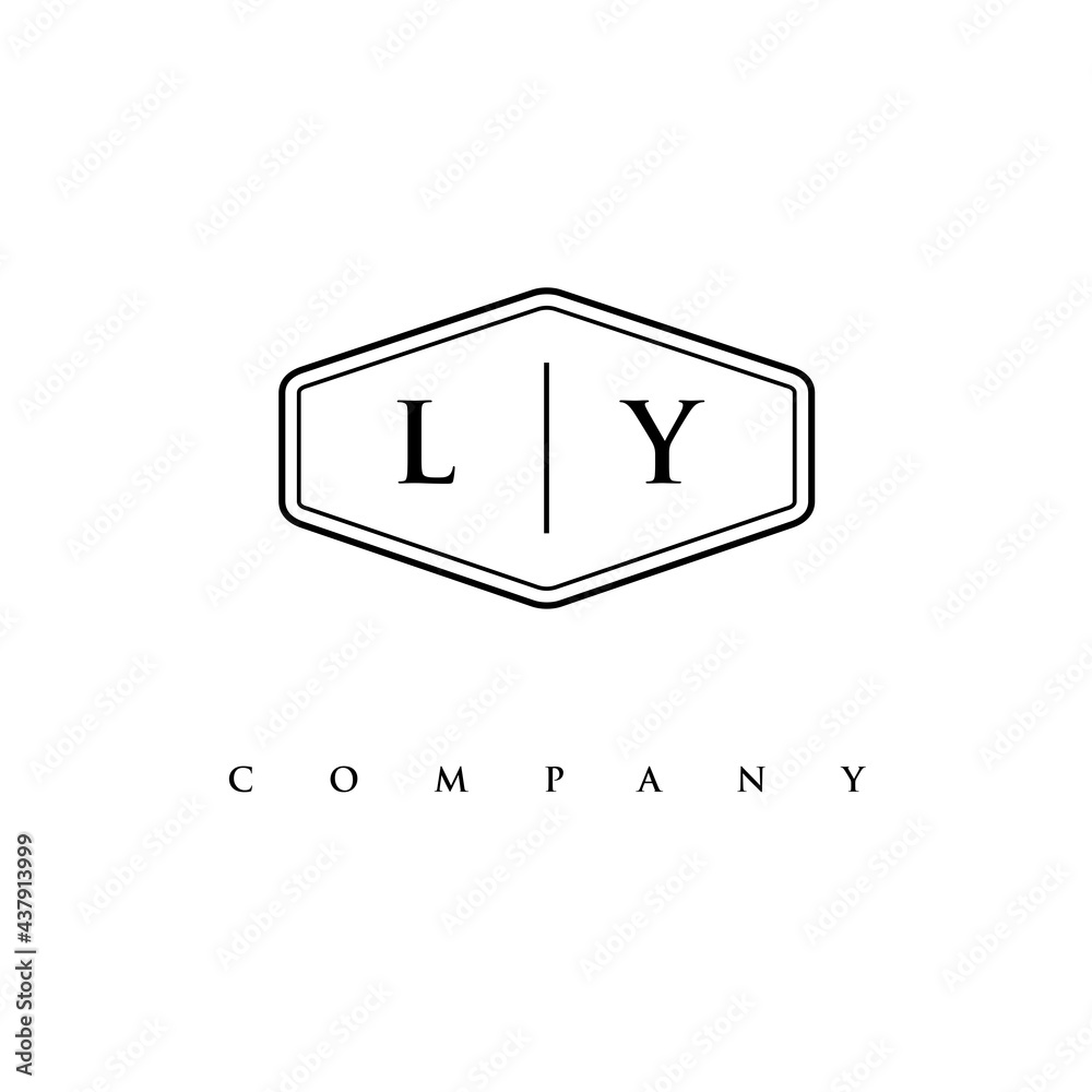 initial LY logo design vector initial LY logo design vector