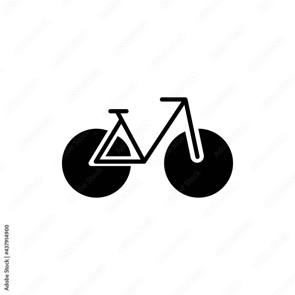 Bicycle or bike black line icon. Sport or travel concept. Trendy flat isolated symbol sign can be used for: illustration, outline, logo, mobile, app, design, web, dev, ui, ux, gui. Vector EPS 10 Bicycle or bike black line icon. Sport or travel concept. Trendy flat isolated symbol sign can be used for: illustration, outline, logo, mobile, app, design, web, dev, ui, ux, gui. Vector EPS 10