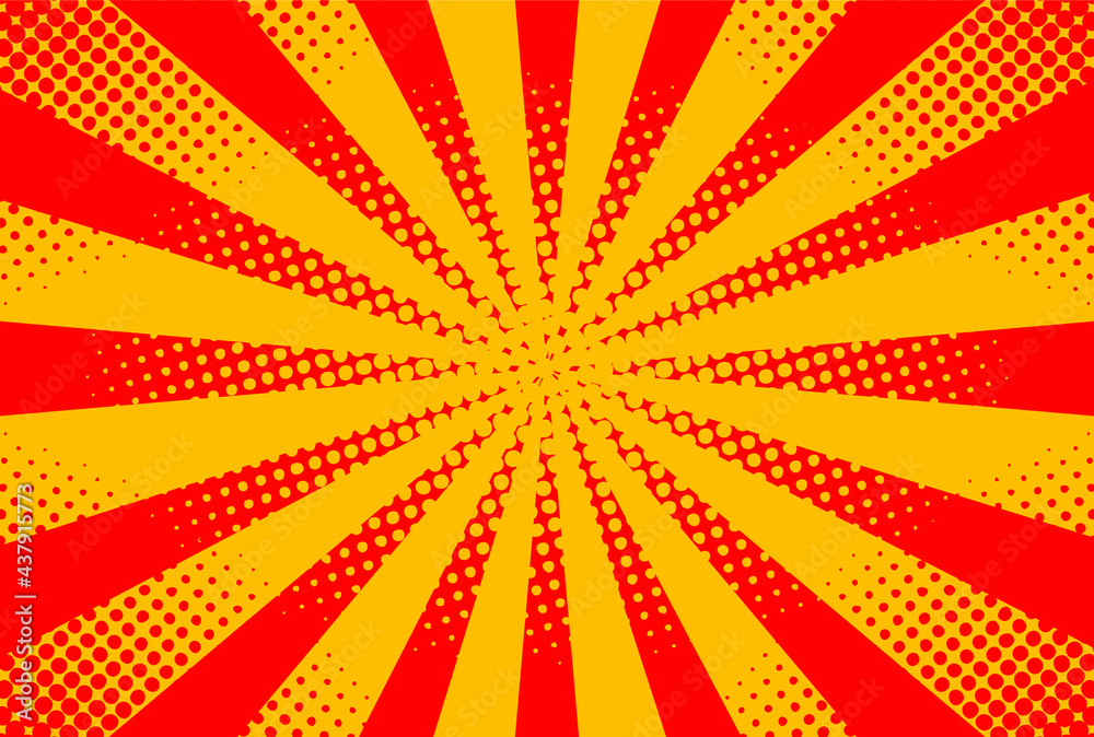 Obraz premium Vintage comic style pop art background