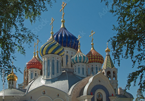 Domes of the Church of Igor Chernihiv in Peredelkino