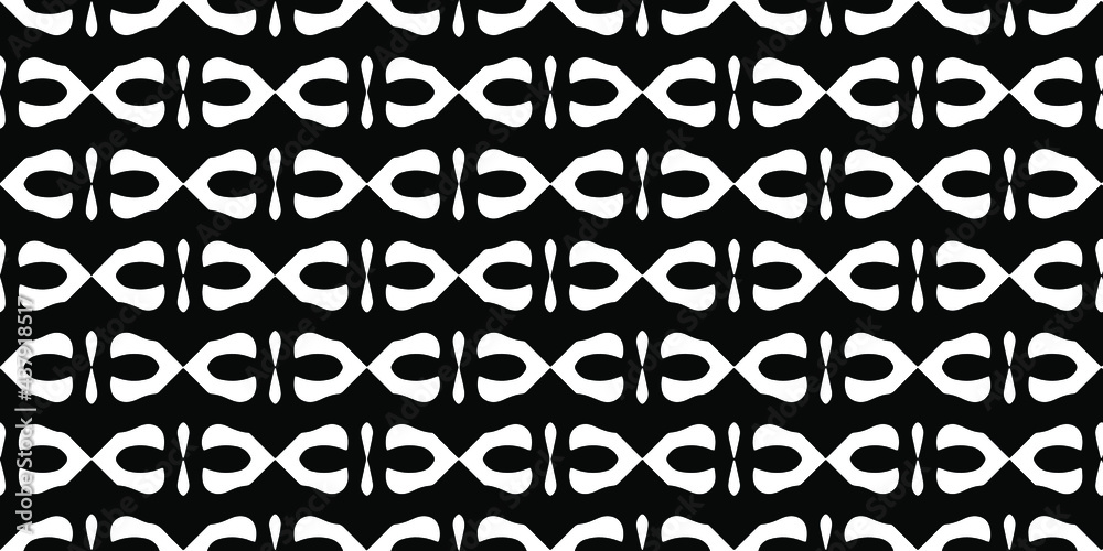  vector pattern with diagonal elements. abstract ornament for wallpapers and backgrounds. Black and white colors.