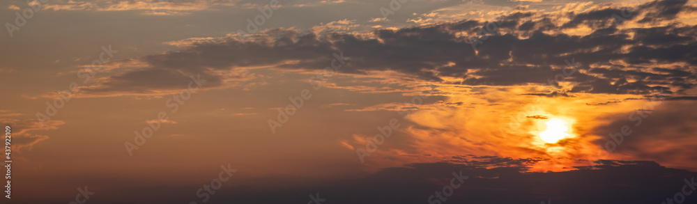 sunset in the sky - sky background