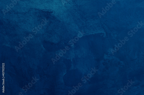 Blue Cement concrete wall texture abstract. Interior material construction blank for old backdrop building. Retro wallpaper grunge background. 

