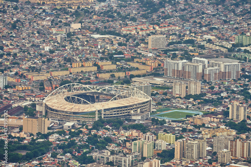Estádio Nilton Santos (Niltão ou Engenhão) visto do alto do Pico da TIjuca photo