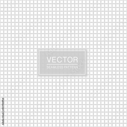 Stylish seamless ornamental pattern. White and gray decorative texture. Abstract delicate background