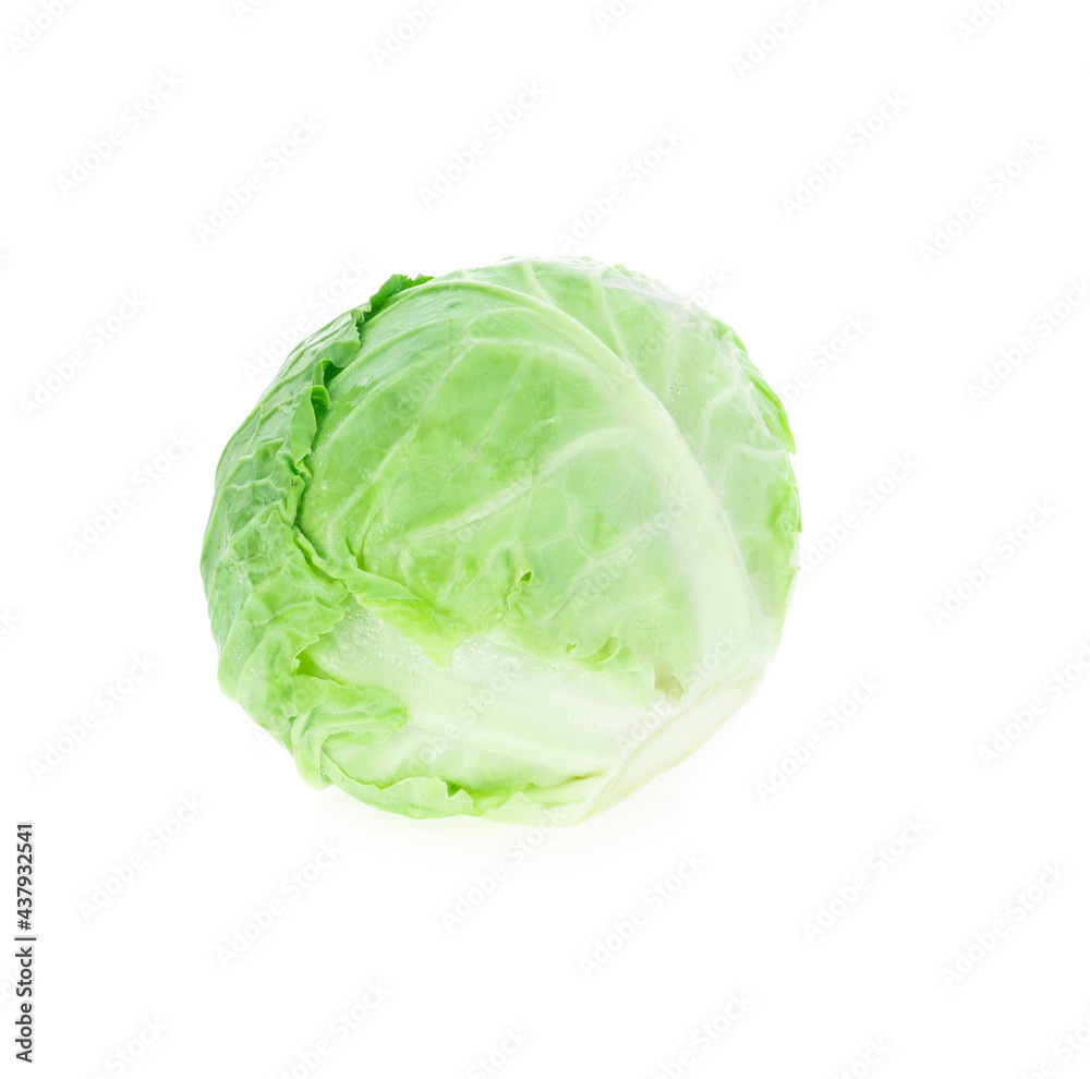 cabbage isolated on white background. cabbage isolated on white background.