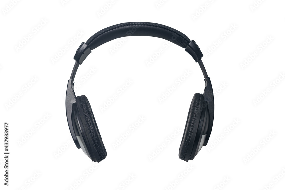 High-quality Wireless Over-Ear Headphoneson a white background. This has clipping path. High-quality Wireless Over-Ear Headphoneson a white background. This has clipping path.