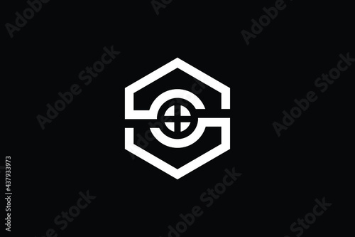 Logo design of S in vector for construction, home, real estate, building, property. creative elegant Monogram. Premium Business home logo icon. White color on black background.