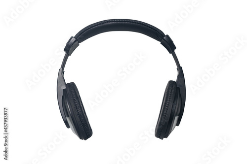 High-quality Wireless Over-Ear Headphoneson a white background. This has clipping path.