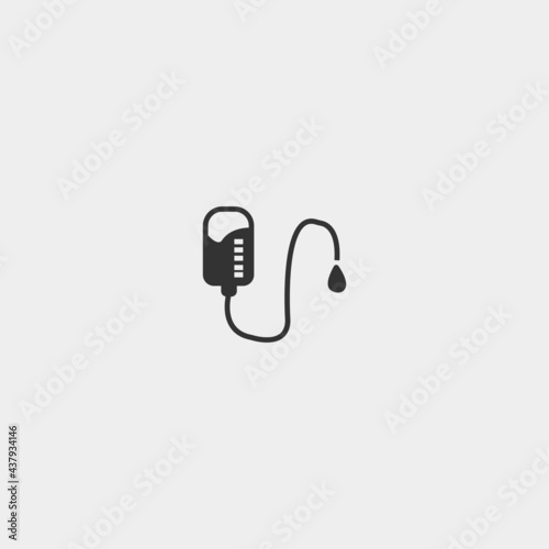 Blood donation vector icon illustration sign