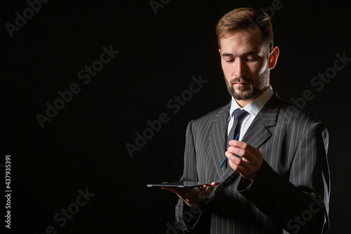 Tablet computer business. B...
