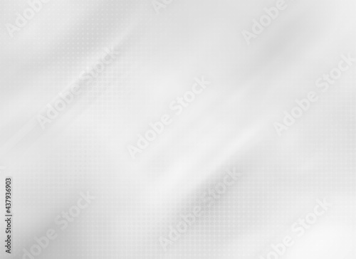 Gray white halftone pattern with white line graphic motion backdrop template wallpaper. Clean Grey geometric abstract background.