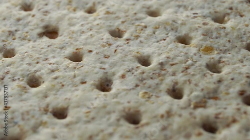 Wallpaper Mural Biscuits with a detailed textured surface close up. Macro.  Torontodigital.ca