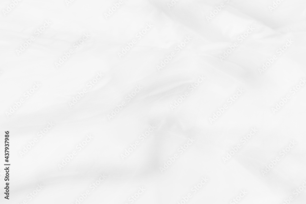 Soft focus-abstract background,bright white bed sheet cotton,pattern and texture waves motion,making background,wallpaper,advertisement and banner website with copy space,text for advertising media