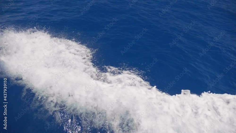 Sailing ship makes waves in slow motion 180fps Sailing ship makes waves in slow motion 180fps