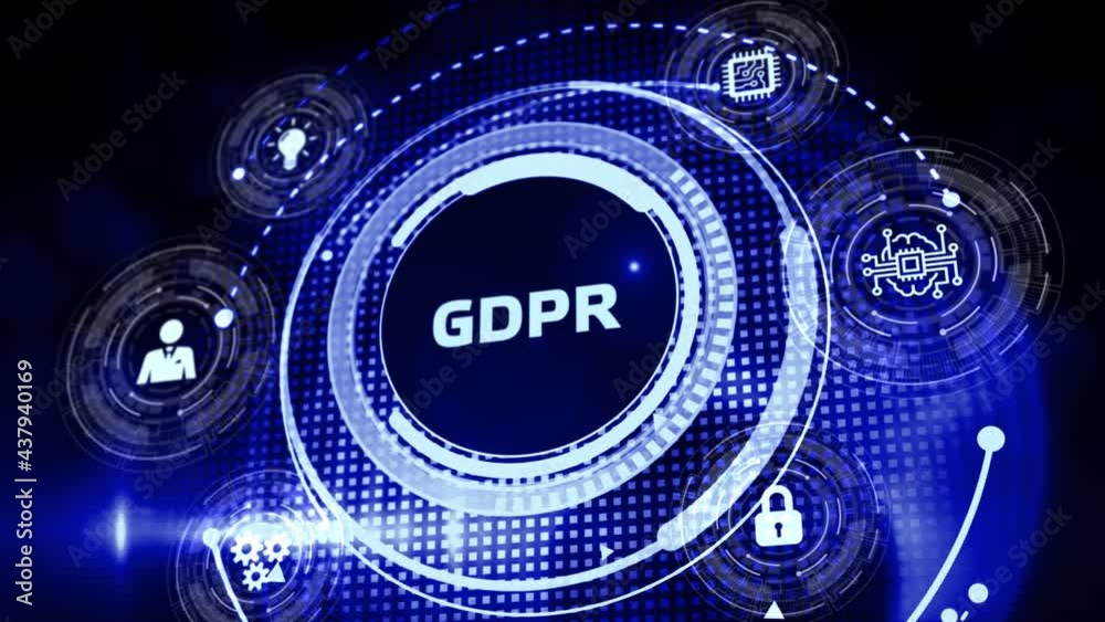 Business, Technology, Internet and network concept. GDPR General Data Protection Regulation. Business, Technology, Internet and network concept. GDPR General Data Protection Regulation.