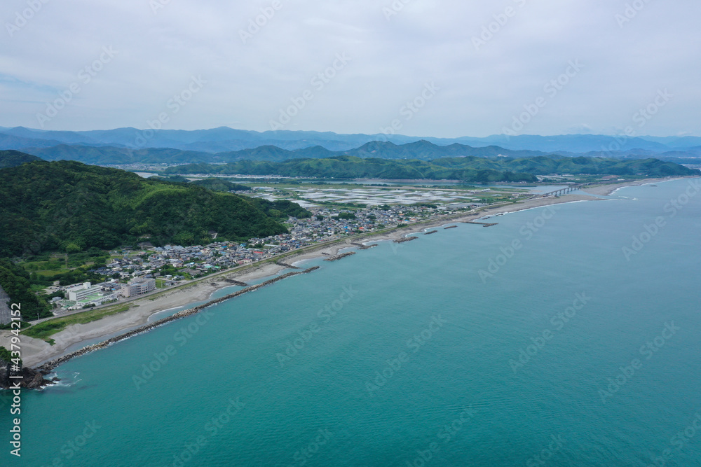 高知県土佐市　新居海岸の風景