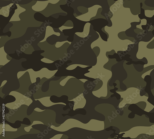 Khaki camouflage military seamless pattern, seamless pattern, modern woodland texture.