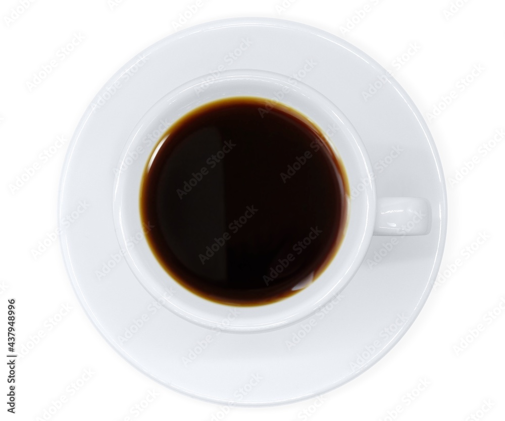 コーヒー 飲み物 イラスト リアル 俯瞰 真上 コーヒー 飲み物 イラスト リアル 俯瞰 真上