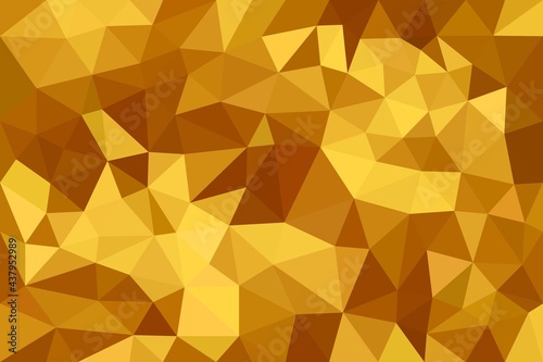 Abstract polygonal geometrical background with color gradient. Minimalistic modern design. Stock illustration for web and print, background and wallpaper.