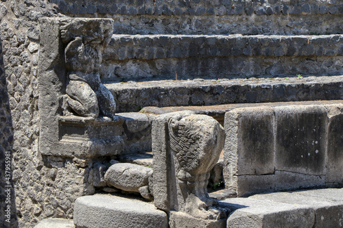 Archaeological Park of Pompeii. The small theater, the Odeon or theatrum tectum. Campania, Italy photo