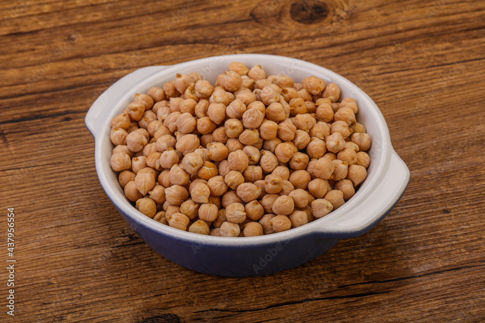 Vegan cuisine - Dry chickpea heap Vegan cuisine - Dry chickpea heap