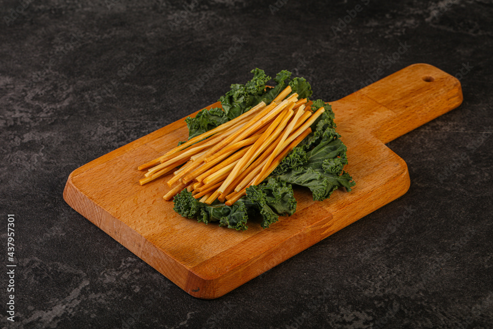 Chechel cheese sticks over board Chechel cheese sticks over board