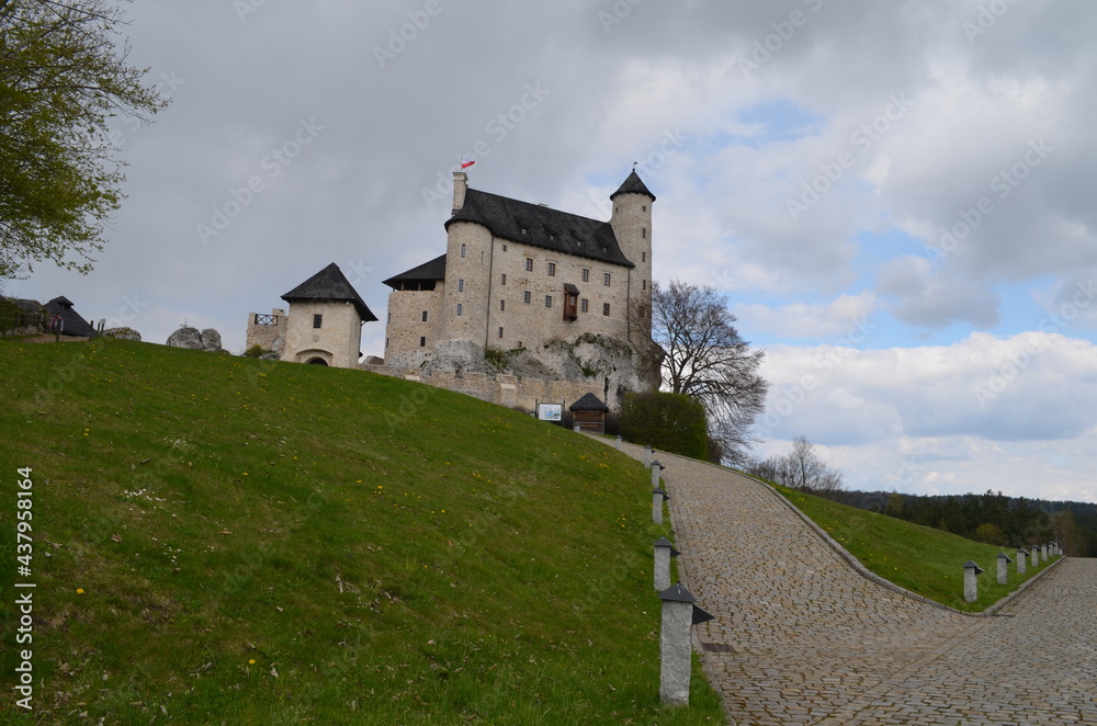 Zamek w Bobolicach, Szlak orlich Gniazd, Polska - obrazy, fototapety, plakaty 
