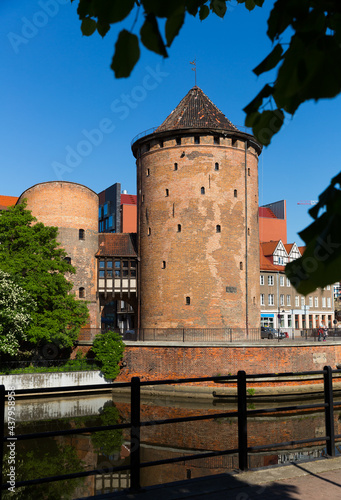 View on Brama Stagiewna in Gdansk in the Poland. photo