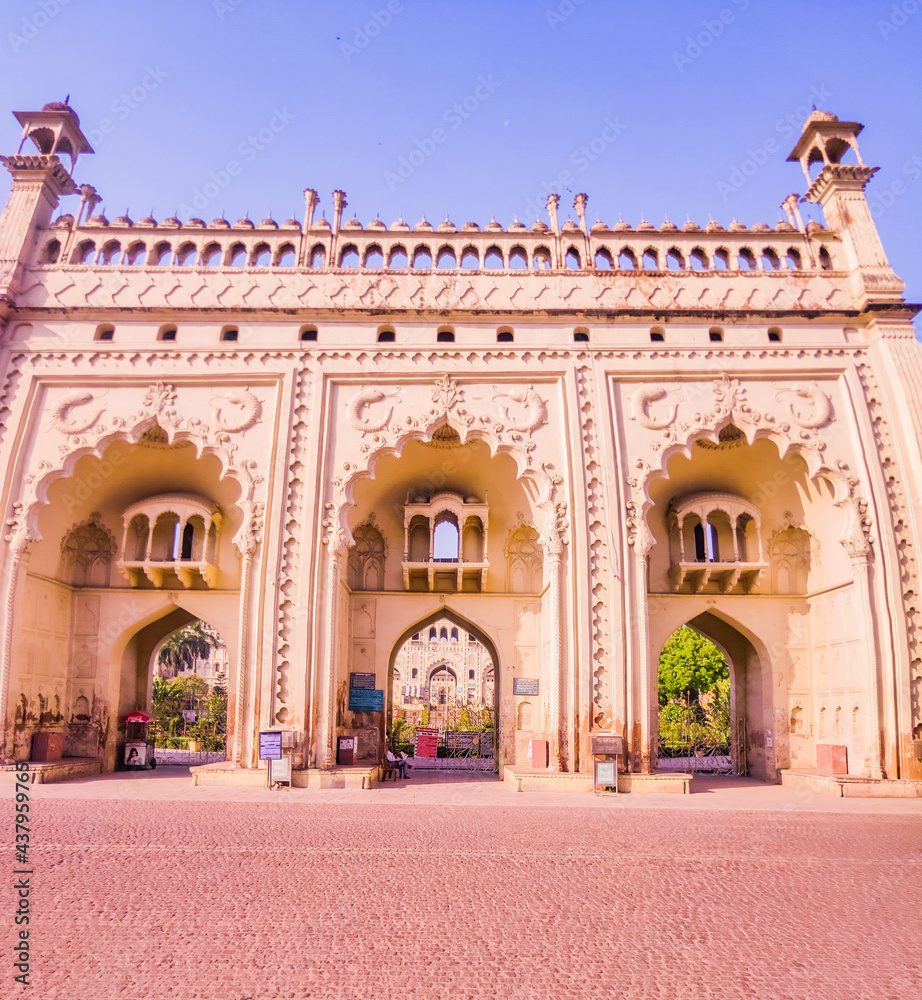 Asfi mosque at Bara Imambara complex in Lucknow, Uttar Pradesh state, India