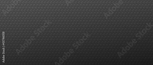 Gradient abstract hexagons nut background.