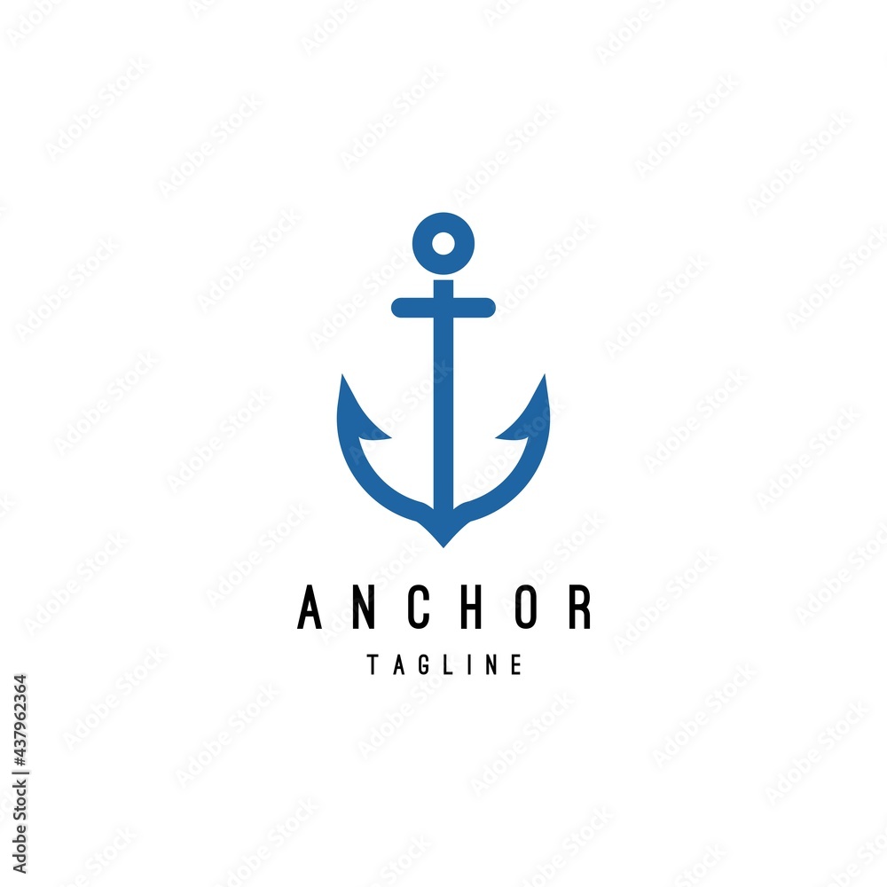 Anchor logo design inspiration vector template Anchor logo design inspiration vector template