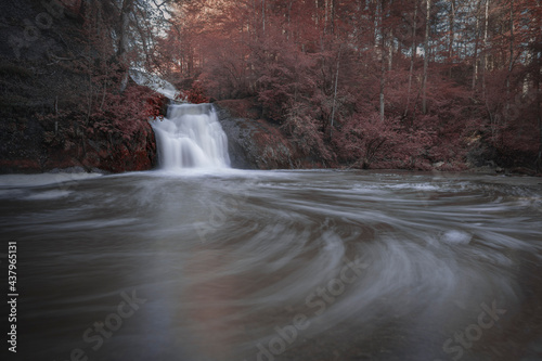 Eibbele waterfall in the Al...