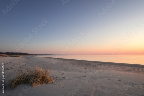 Fototapeta Naklejka Na Ścianę i Meble -  Morning Walk along the Beach