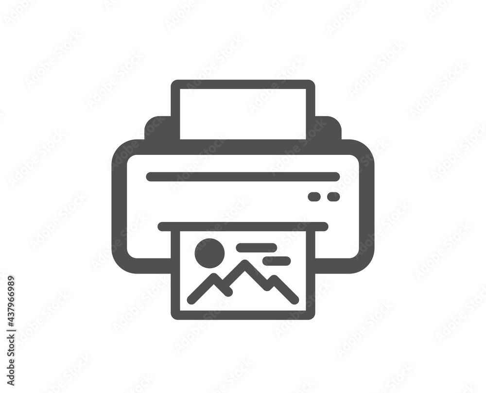 Print image simple icon. Photo printer sign. Picture symbol. Classic flat style. Quality design element. Simple print image icon. Vector Print image simple icon. Photo printer sign. Picture symbol. Classic flat style. Quality design element. Simple print image icon. Vector
