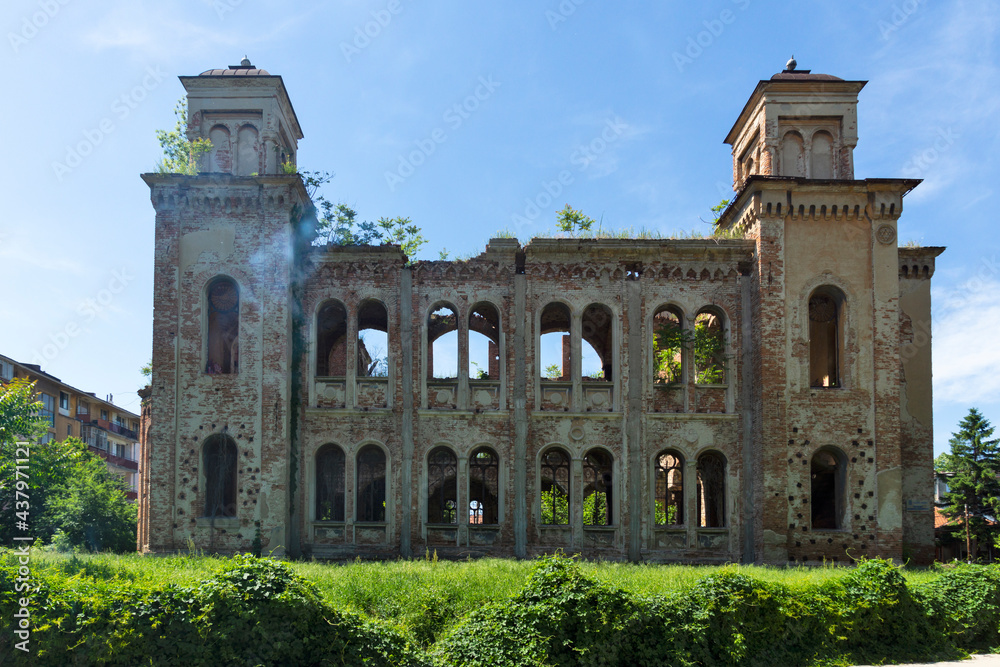Ruins of the Vidin Synagogue in Vidin, Bulgaria