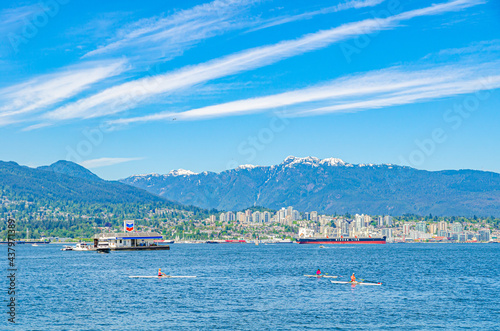 View of North Vancouver from downtown Vancouver