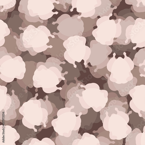 Raw chicken carcass pattern seamless. crude hen background. vector texture