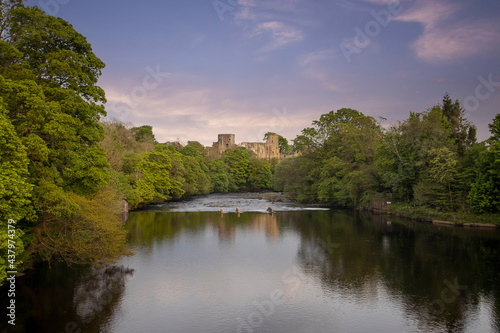 The River Tees in Barnard Castle in County Durham, UK © Rob