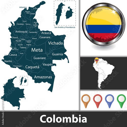 Map of Colombia