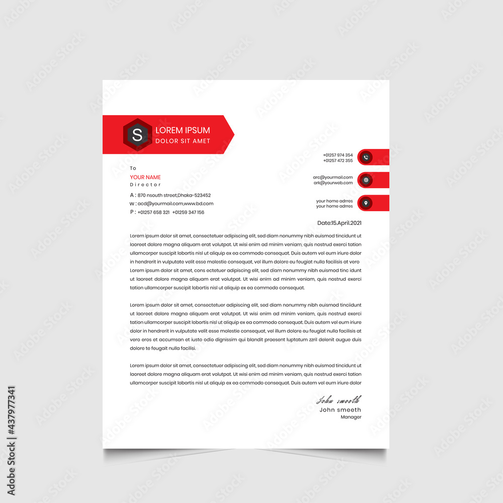 letterhead roll up template design letterhead roll up template design