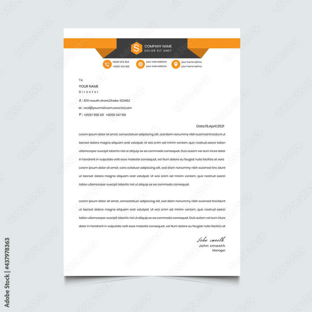 letterhead roll up template design letterhead roll up template design