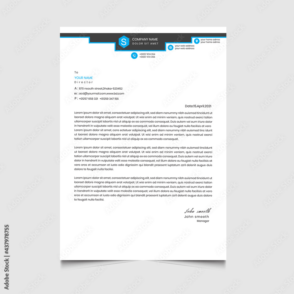 letterhead roll up template design letterhead roll up template design