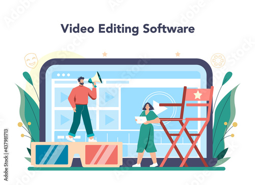 Movie director online service or platform. Film director leading