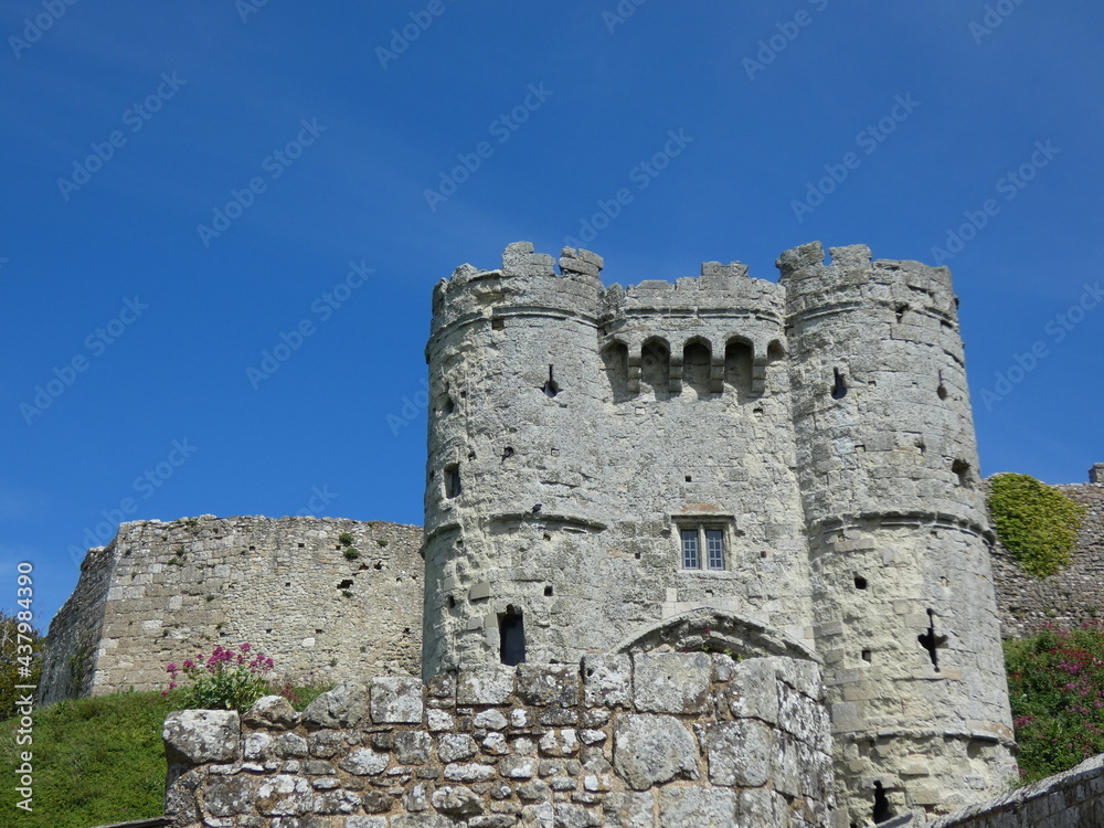 entrance to Carisbrooke Castle Isle of Wight England UK