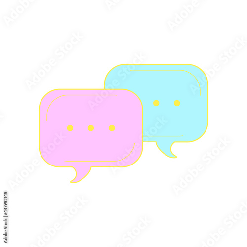 Speach bubbles dialogue icon dialog bubble vector chat
