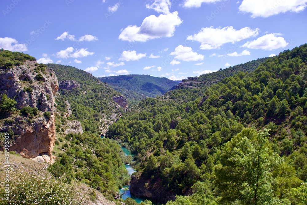 Paisaje rio Cuervo, Cuenca 