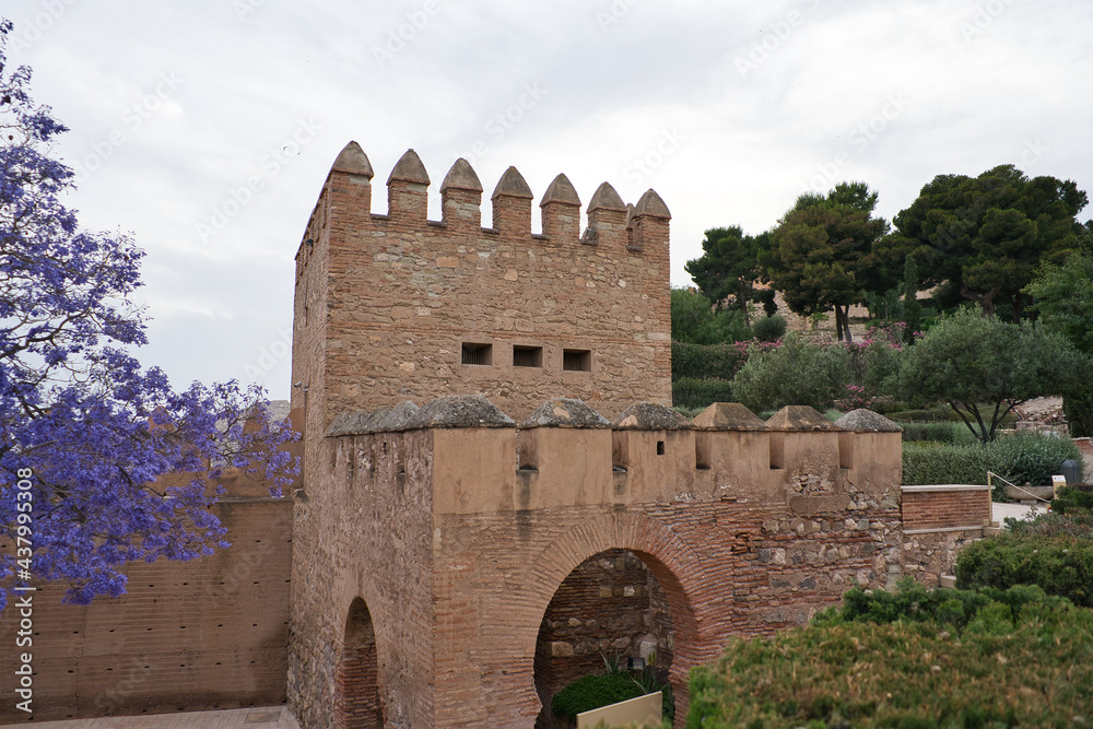 Alcazaba de Almeria, castle and fortress. Andalusia, Spain.